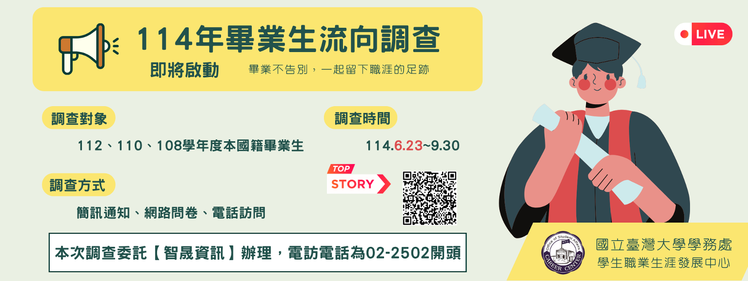 114年畢業生流向調查