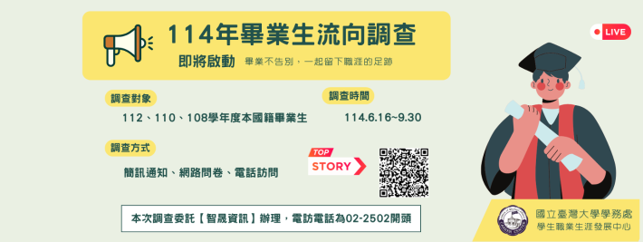 114年畢業生流向調查